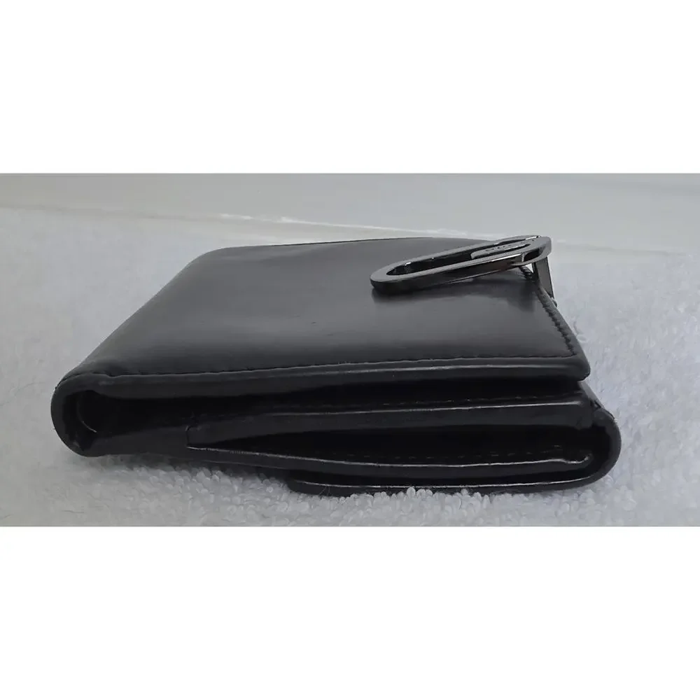 Gucci Men's Black G-Clasp Bifold Wallet w/Credit Card Slots Italy w/COA